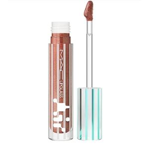 MAC Limited Edition Lipglass Air Non-Sticky Lip Gloss Twinkle Taupe. BNIB